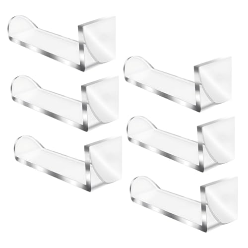 TOGEVAL 6 Stück Wandmontierter Hut Organizer Transparentes Selbstklebendes Huthalter System für Haarbänder Kappen und Accessoires Minimalistisches Design für TOGEVAL 6 Stück Wandmontierter Hut Organizer Transparentes Selbstklebendes Huthalter System für Haarbänder Kappen und Accessoires Minimalistisches Design für von TOGEVAL