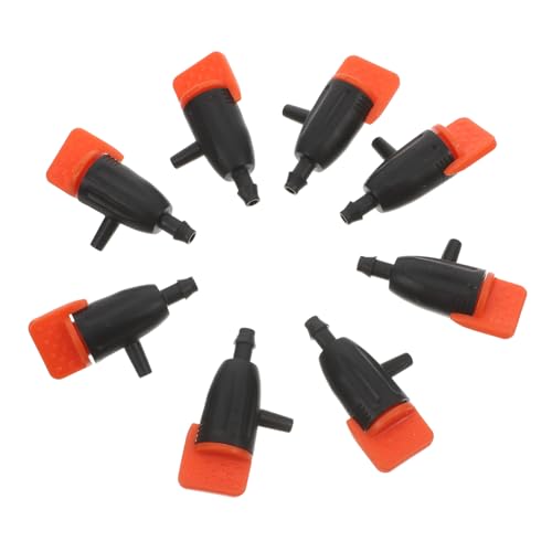 TOGEVAL 60 Stück Verstellbare Tropfregner für Gartenbewässerung Gleichmäßige Bewässerung Robustes Material Präzise Wasserdurchflusskontrolle Geeignet für Rasen und Pflanzenpflege von TOGEVAL