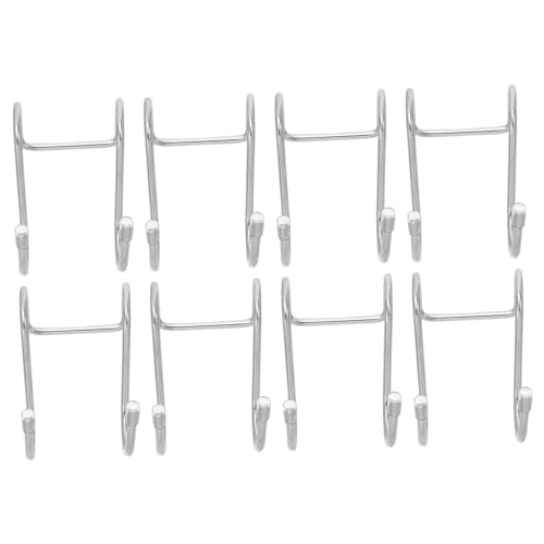 TOGEVAL 8 Stück Haken Teiliges Doppelte S Haken für Türhänge Vielseitige Aufhänger für Bad Küche Wohnzimmer für Platzsparende Aufbewahrung TOGEVAL 8 Stück Haken Teiliges Doppelte S Haken für Türhänge Vielseitige Aufhänger für Bad Küche Wohnzimmer für Platzsparende Aufbewahrung von TOGEVAL