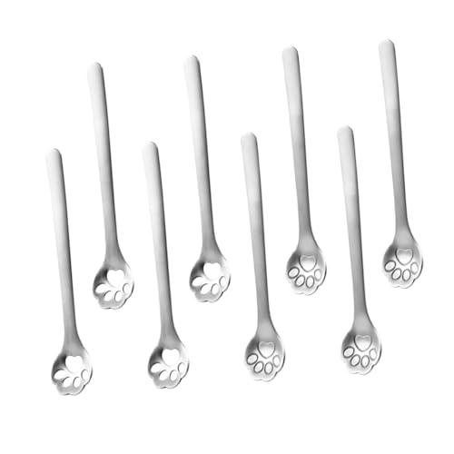 TOGEVAL 8 Stück Teiliges Edelstahl Kaffeelöffel Katzenpfote Süßer Hohler Rührlöffel für Tee Kaffee und Desserts Rostfrei Kompakt und Pflegeleicht für Zuhause Büro TOGEVAL 8 Stück Teiliges Edelstahl Kaffeelöffel Katzenpfote Süßer Hohler Rührlöffel für Tee Kaffee und Desserts Rostfrei Kompakt und Pflegeleicht für Zuhause Büro von TOGEVAL