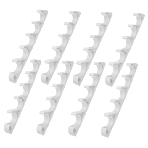 TOGEVAL 8 Stück Teiliges Gartenstuhl Verstellbügel aus Nylon Fach Verstellbarer Klappstuhl Ersatzteil für Outdoor Lounge Stühle Wetterfester Campingstuhl Fußstützen Adapter für Terrasse von TOGEVAL