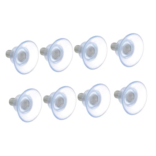 TOGEVAL 8 Stück Teiliges PVC Saugnapf Starke Transparente Sauger aus Dickem PVC Wiederverwendbar für Glatte Oberflächen Wie Glas Fliesen Edelstahl zum Aufhängen von Dekorationen und TOGEVAL 8 Stück Teiliges PVC Saugnapf Starke Transparente Sauger aus Dickem PVC Wiederverwendbar für Glatte Oberflächen Wie Glas Fliesen Edelstahl zum Aufhängen von Dekorationen und von TOGEVAL