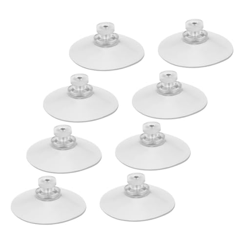 TOGEVAL 8 Stück Teiliges Transparente Starke Pvc saugnäpfe Schraubmuttern Hohe Tragkraft Kratzfrei Langlebig für Glas Fenster Spiegel und Glatte Oberflächen TOGEVAL 8 Stück Teiliges Transparente Starke Pvc saugnäpfe Schraubmuttern Hohe Tragkraft Kratzfrei Langlebig für Glas Fenster Spiegel und Glatte Oberflächen von TOGEVAL