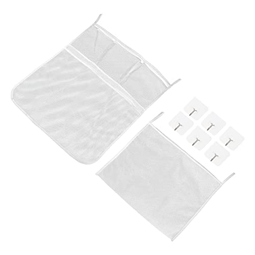 TOGEVAL 8stücke Aufbewahrungstasche Für Badespielzeug Faltbare Leichte Netztasche Atmungsaktive Aufbewahrungsbox Praktische Lagerungstasche Für Kinderspielzeug Große Öffnung Für von TOGEVAL