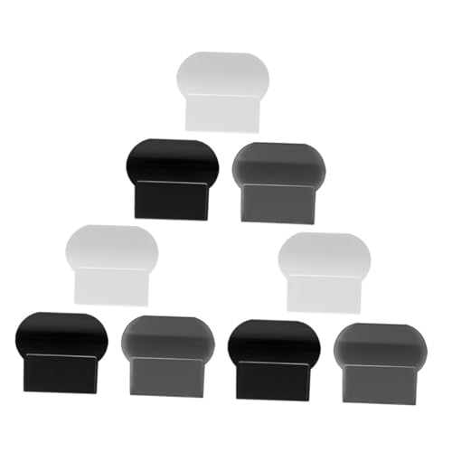 TOGEVAL 9 Stück Toilettensitzheber aus Robustem PC Material Antibakterieller Wc Deckel Griff zum Berührungslosen Anheben Leicht Tragbar für Zuhause Büro und Gemeinschaftstoiletten von TOGEVAL