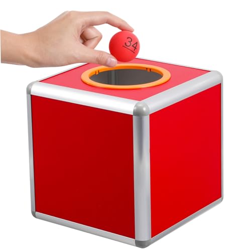 TOGEVAL Aluminiumlegierung Box Mittelgroß Rote Losbox Robuster Wiederverwendbarer Aufbewahrungsbehälter Für Veranstaltungen Spenden Und Gewinnspiele TOGEVAL Aluminiumlegierung Box Mittelgroß Rote Losbox Robuster Wiederverwendbarer Aufbewahrungsbehälter Für Veranstaltungen Spenden Und Gewinnspiele von TOGEVAL