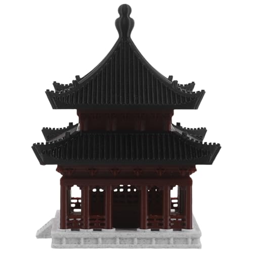 TOGEVAL Antikes Pavillonmodell Für Aquarien Und Schreibtischdekoration, Miniatur-Ornament Aus Chinesischem Pavillon Für Das Home Office, Mikrolandschaftsdekoration TOGEVAL Antikes Pavillonmodell Für Aquarien Und Schreibtischdekoration, Miniatur-Ornament Aus Chinesischem Pavillon Für Das Home Office, Mikrolandschaftsdekoration von TOGEVAL