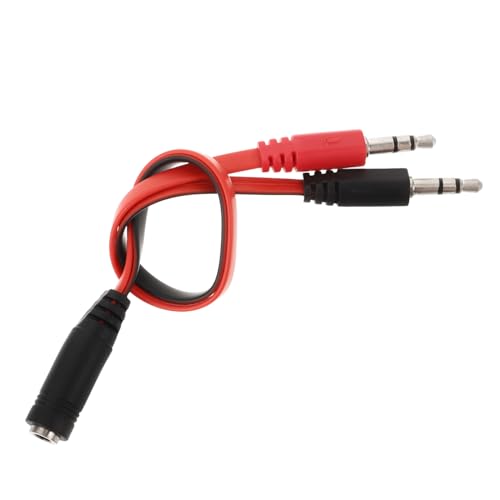 TOGEVAL Audio Splitter Kabel Mikrofon Adapter für Headset Audio Konverterkabel Flexibles Langlebiges Kabel für Mikrofone Mixer Mehr Plug And Play Design für Gaming Online Meetings TOGEVAL Audio Splitter Kabel Mikrofon Adapter für Headset Audio Konverterkabel Flexibles Langlebiges Kabel für Mikrofone Mixer Mehr Plug And Play Design für Gaming Online Meetings von TOGEVAL