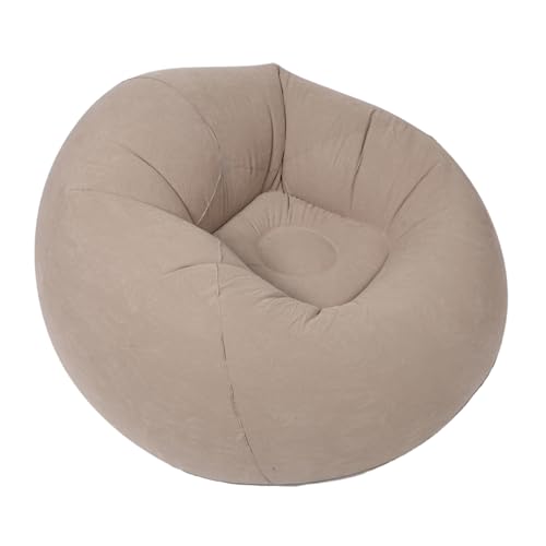 TOGEVAL Aufblasbarer Sitzsack: Aufblasbares Lazy Sofa, Klappbare Lounge, Tragbare Stühle Für Filmabende Für Erwachsene, Lesezimmer, Schlafzimmer, Wohnzimmer, Camping von TOGEVAL