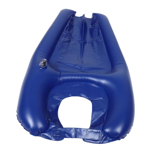 TOGEVAL Aufblasbares Faltbares Haarwaschbecken mit Schneller Aufblasfunktion Ergonomisch Geformt zur Nackenentlastung Mobiles Waschbecken für Friseure und Senioren für Salon und Reisen von TOGEVAL