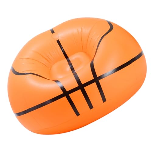 TOGEVAL Aufblasbares Sitzsofa Basketball Stil PVC Material Leicht Tragbar Faltbar für Outdoor Reisen Festivals Strand Geeignet TOGEVAL Aufblasbares Sitzsofa Basketball Stil PVC Material Leicht Tragbar Faltbar für Outdoor Reisen Festivals Strand Geeignet von TOGEVAL