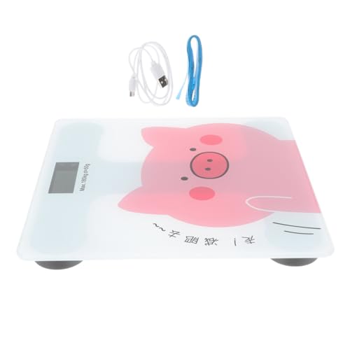 TOGEVAL Automatische Körperwaage mit Cartoon Design USB Aufladbar Große LCD Anzeige Geeignet für Erwachsene Langlebig und Benutzerfreundlich für Haushalt TOGEVAL Automatische Körperwaage mit Cartoon Design USB Aufladbar Große LCD Anzeige Geeignet für Erwachsene Langlebig und Benutzerfreundlich für Haushalt von TOGEVAL
