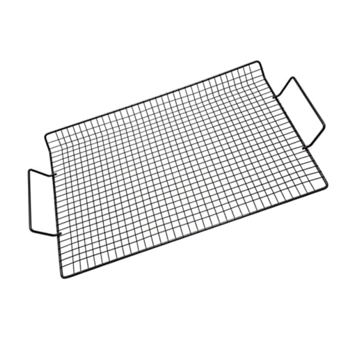 TOGEVAL BBQ Grillrost Rutschfestes Langlebiges Grillgitter mit Doppeltem Ohrgriff und Tragbar für Outdoor Camping Einfach zu Reinigen Vielseitiges Barbecue Zubehör TOGEVAL BBQ Grillrost Rutschfestes Langlebiges Grillgitter mit Doppeltem Ohrgriff und Tragbar für Outdoor Camping Einfach zu Reinigen Vielseitiges Barbecue Zubehör von TOGEVAL