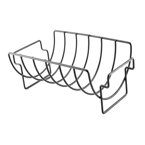 TOGEVAL BBQ Rack für Outdoor Grill Praktischer Grillständer für Barbecue Design für Steak Hähnchen und für Grillabende im Freien Robuste Konstruktion für Vielseitige Nutzung von TOGEVAL