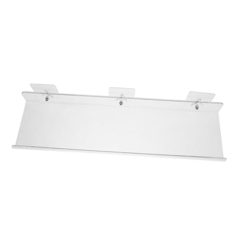TOGEVAL Wandmontiertes Aufbewahrungsregal Für Badezimmer Kleines Schwebendes Regal Gap-spiegelschrank-regaldesign Ohne Bohren Transparenter Organizer Für Duschutensilien von TOGEVAL
