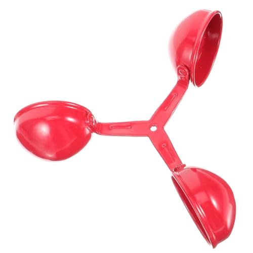 TOGEVAL Becher anemometer Windmesssensor Ersatzteil Aluminiumlegierung Windbecher Rot für Wetterstation Gewächshaus Schiffsanwendung Präzise Windgeschwindigkeitsmessung Robust Langlebig von TOGEVAL