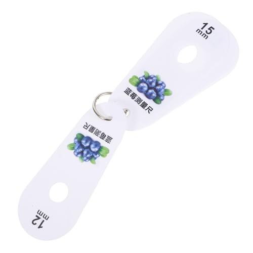 TOGEVAL Berry Durchmesser Messgerät Präziser Obst Messschieber für Blaubeeren und Kirschen Vielseitiger Frucht Messschieber für Frischobst Bewertung von TOGEVAL