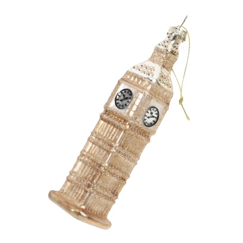 TOGEVAL Big Weihnachtsbaum Ornament Glas Dekoration Britisches Gebäudemodell Detailliertes Design Vintage Turmfigur Für Home Office Und Weihnachtsfeier TOGEVAL Big Weihnachtsbaum Ornament Glas Dekoration Britisches Gebäudemodell Detailliertes Design Vintage Turmfigur Für Home Office Und Weihnachtsfeier von TOGEVAL