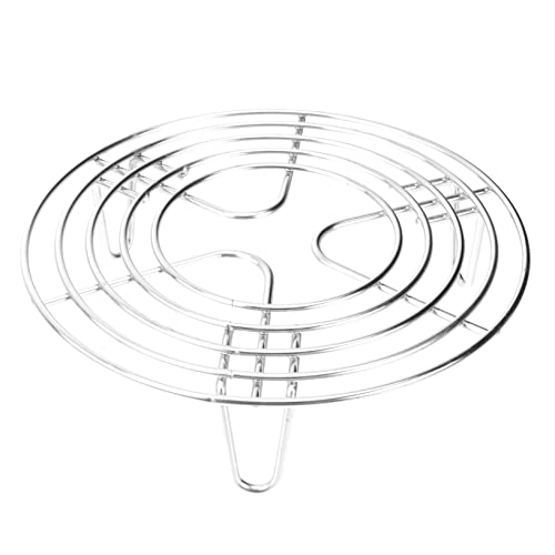 TOGEVAL Dämpfeinsatz mit Drei Beinen Multifunktionales Dampfgarer Regal für Töpfe und Schalen Robustes Leicht zu Reinigendes Steamer Rack für Küchen und Gastronomie von TOGEVAL