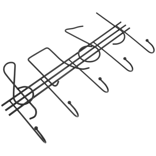 TOGEVAL Dekorativer Wandhaken Notenform Multifunktionaler Schlüsselhalter für Eingangsbereich Nordischer Stil Installieren für Mäntel und Taschen TOGEVAL Dekorativer Wandhaken Notenform Multifunktionaler Schlüsselhalter für Eingangsbereich Nordischer Stil Installieren für Mäntel und Taschen von TOGEVAL