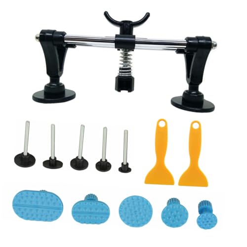 TOGEVAL Dellenzieher Set Auto Paintless Dent Lifter Werkzeug mit Ergonomischem Brücken Design Verstellbar Langlebig Geeignet für Klebetabs zur Karosserie Reparatur TOGEVAL Dellenzieher Set Auto Paintless Dent Lifter Werkzeug mit Ergonomischem Brücken Design Verstellbar Langlebig Geeignet für Klebetabs zur Karosserie Reparatur von TOGEVAL