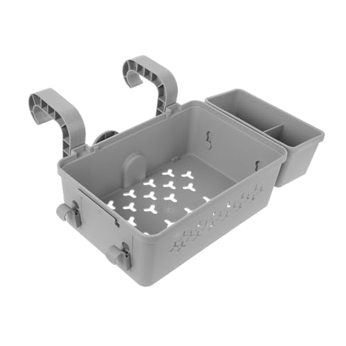 TOGEVAL Detachable Pool Side Hanging Storage Basket Multifunktionale Aufbewahrungslösung Für Schwimmhandtücher Und Outdoor-zubehör Wetterfestes Kunststoffdesign Stilvoller von TOGEVAL