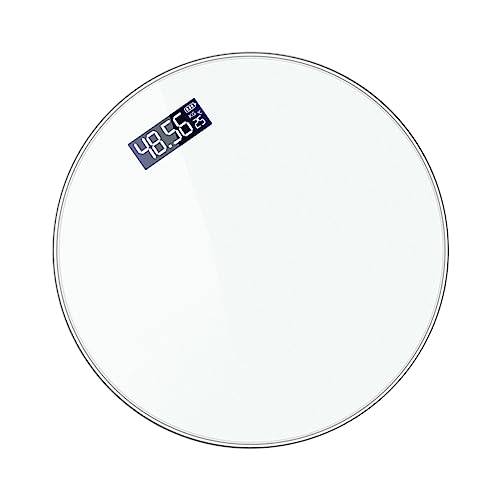 TOGEVAL Digitale Personenwaage Präzise Körpergewichtsmessung Kompakt mit Großem LED Display für und Dekorativ Wiederaufladbar Weiß TOGEVAL Digitale Personenwaage Präzise Körpergewichtsmessung Kompakt mit Großem LED Display für und Dekorativ Wiederaufladbar Weiß von TOGEVAL