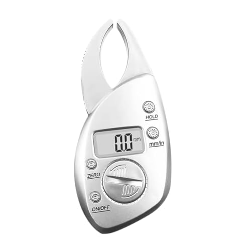 TOGEVAL Digitaler Körperfettmessschieber Präziser Hautfaltenkaliper Tragbarer Fettmessgerät Caliper zur Körperanalyse für Oberarme Oberschenkel Fitness und Gewichtsmanagement TOGEVAL Digitaler Körperfettmessschieber Präziser Hautfaltenkaliper Tragbarer Fettmessgerät Caliper zur Körperanalyse für Oberarme Oberschenkel Fitness und Gewichtsmanagement von TOGEVAL