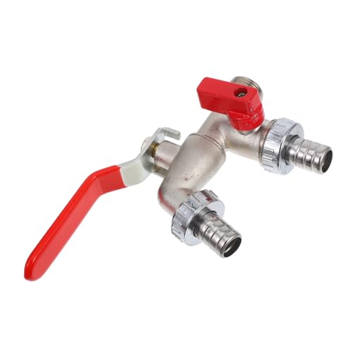 TOGEVAL Doppelauslass Wasserhahn Zinklegierung für Waschmaschine und Garten mit Ergonomischem Griff und Doppeltem Ventil für Unabhängige Wassersteuerung TOGEVAL Doppelauslass Wasserhahn Zinklegierung für Waschmaschine und Garten mit Ergonomischem Griff und Doppeltem Ventil für Unabhängige Wassersteuerung von TOGEVAL