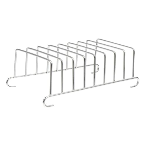 TOGEVAL Edelstahl Airfryer Zubehör Toastgitter Vielseitiges Hitzebeständiges Haushalts Dämpfgestell Praktisches Kühl und Backrost für Heißluftfritteuse für Grillen Backen und Frittieren von TOGEVAL