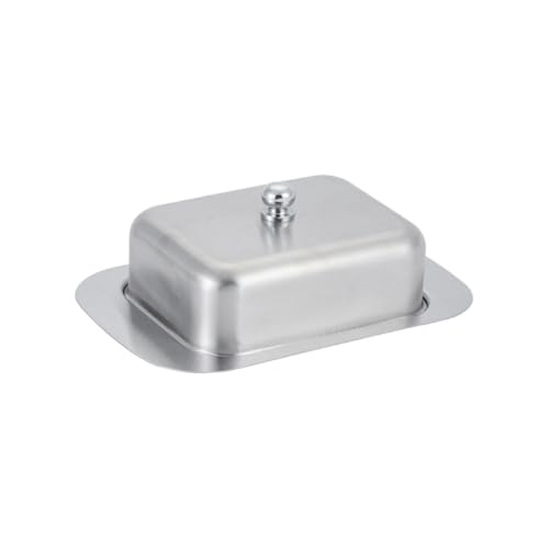 TOGEVAL Edelstahl Butterdose Buttertablett Robust und Geruchsneutral Butteraufbewahrung für Haushalt und Restaurant Einfach zu Reinigen Langlebig und Hygienisch TOGEVAL Edelstahl Butterdose Buttertablett Robust und Geruchsneutral Butteraufbewahrung für Haushalt und Restaurant Einfach zu Reinigen Langlebig und Hygienisch von TOGEVAL