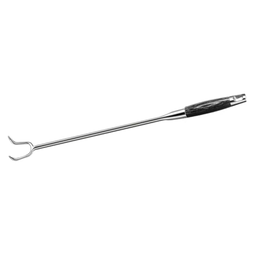 TOGEVAL Edelstahl Fleischhaken mit Spitzem Holzgriff Robuster Grill und Bbq Haken zum Wenden und Aufhängen von Fleisch Leichter Langlebiger Küchen und Jagdhaken für Metzger und TOGEVAL Edelstahl Fleischhaken mit Spitzem Holzgriff Robuster Grill und Bbq Haken zum Wenden und Aufhängen von Fleisch Leichter Langlebiger Küchen und Jagdhaken für Metzger und von TOGEVAL