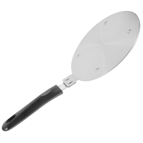 TOGEVAL Edelstahl Induktions wärmeleitplatte mit Abnehmbarem Bakelitgriff Hitzeverteiler Adapter für Gasherd und Induktionskochfeld Kompatibel mit Kaffeemaschine und Wasserkessel von TOGEVAL