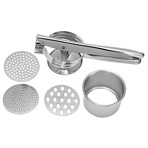 TOGEVAL Edelstahl Kartoffelstampfer Gemüsezerkleinerer mit Robustem Sieb Schnellem Püreeausstoß und Ergonomischem Griff für Küche Hotel und Restaurantgebrauch TOGEVAL Edelstahl Kartoffelstampfer Gemüsezerkleinerer mit Robustem Sieb Schnellem Püreeausstoß und Ergonomischem Griff für Küche Hotel und Restaurantgebrauch von TOGEVAL