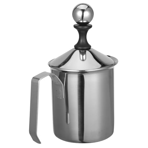 TOGEVAL Edelstahl Milchschaumkanne Präziser Ausguss Manuell Milchaufschäumer Für Latte Art Kaffee Zuhause Multifunktional TOGEVAL Edelstahl Milchschaumkanne Präziser Ausguss Manuell Milchaufschäumer Für Latte Art Kaffee Zuhause Multifunktional von TOGEVAL