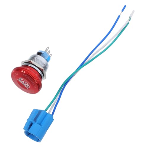 TOGEVAL Edelstahl Not aus schalter Selbstsperrender Druckknopf mit Anschluss Für Industrieproduktion Logistik Notfallabschaltung TOGEVAL Edelstahl Not aus schalter Selbstsperrender Druckknopf mit Anschluss Für Industrieproduktion Logistik Notfallabschaltung von TOGEVAL