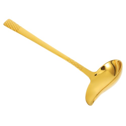 TOGEVAL Edelstahl Soßenlöffel mit Entenschnabel Ausgießer Kleiner Schöpflöffel für Servieren und Kochen Robust Vielseitig für Suppen Öle und Dressings Praktisch für Küchenalltag TOGEVAL Edelstahl Soßenlöffel mit Entenschnabel Ausgießer Kleiner Schöpflöffel für Servieren und Kochen Robust Vielseitig für Suppen Öle und Dressings Praktisch für Küchenalltag von TOGEVAL