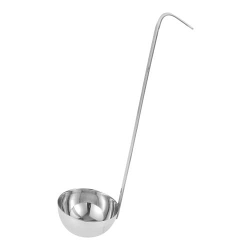TOGEVAL Edelstahl Suppenkelle mit Hakengriff zum Aufhängen Leichte Glatte Oberfläche als Servierlöffel für Restaurant Buffet Küche Praktisches Küchengerät TOGEVAL Edelstahl Suppenkelle mit Hakengriff zum Aufhängen Leichte Glatte Oberfläche als Servierlöffel für Restaurant Buffet Küche Praktisches Küchengerät von TOGEVAL