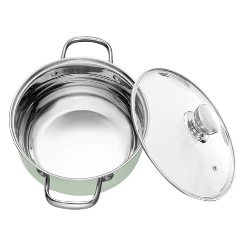 TOGEVAL Edelstahl Suppentopf mit Doppelten Griffen Vielseitiger Induktionskochtopf für Suppe Nudeln Induktionsgeeignet Langlebig Leicht zu Reinigen für Hausgebrauch TOGEVAL Edelstahl Suppentopf mit Doppelten Griffen Vielseitiger Induktionskochtopf für Suppe Nudeln Induktionsgeeignet Langlebig Leicht zu Reinigen für Hausgebrauch von TOGEVAL