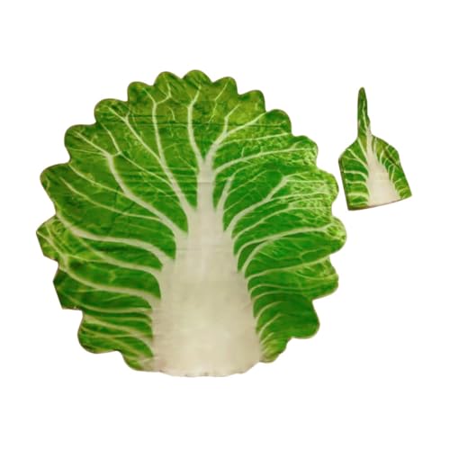 TOGEVAL Einschlagdecke Neugeborene Weiche Kuscheldecke Chinese Cabbage Design Flauschig Vielseitig Für Kinderwagen Unterwegs Und Alltag von TOGEVAL