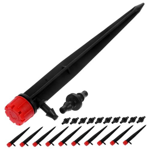 TOGEVAL Einstellbarer Tropfer Bewässerungsdüse Kunststoff Gartentropfbewässerung Feinstrahl System für Garten und Gewächshaus Kompatibel mit Schlauchanschluss TOGEVAL Einstellbarer Tropfer Bewässerungsdüse Kunststoff Gartentropfbewässerung Feinstrahl System für Garten und Gewächshaus Kompatibel mit Schlauchanschluss von TOGEVAL