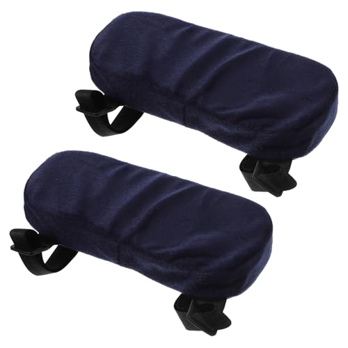 TOGEVAL Ergonomische Armlehnenpolster aus Memory Schaum rutschfeste Atmungsaktive Armlehnenauflagen für Büro Gaming und Rollstühle Teiliges in Installieren von TOGEVAL