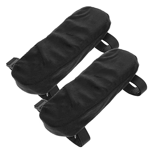 TOGEVAL Ergonomische Armlehnenpolster mit Hoher Elastizität Memory Schaum für Bürostuhl Druckentlastend Komfortable Armstütze für Schreibtischstuhl Entlastet Ellenbogen und Unterarm bei von TOGEVAL