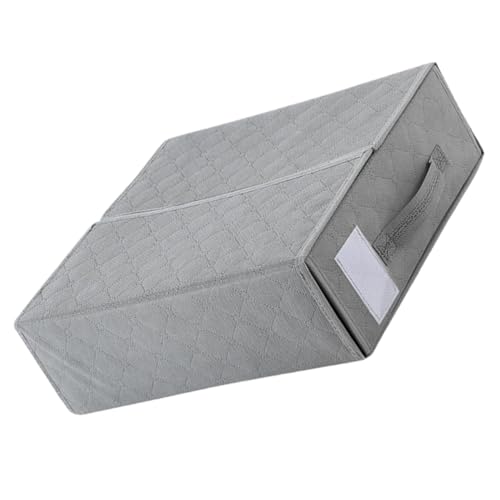 TOGEVAL Faltbare Bettwäsche Aufbewahrungsbox mit Reißverschluss und Griffen Staubschutz Organizer für Bettlaken Decken Kissen Leichtes Platzsparendes Aufbewahrungsbehältnis Hellgrau TOGEVAL Faltbare Bettwäsche Aufbewahrungsbox mit Reißverschluss und Griffen Staubschutz Organizer für Bettlaken Decken Kissen Leichtes Platzsparendes Aufbewahrungsbehältnis Hellgrau von TOGEVAL