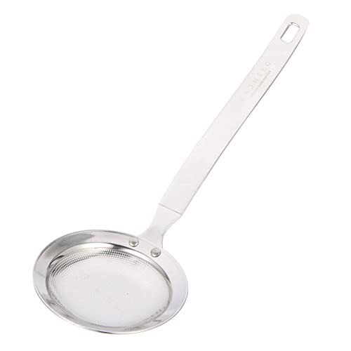 TOGEVAL Fettabscheider Löffel mit Feinem Maschensieb Rostfrei mit Aufhängegriff Küchensieb für Ölfiltration Beim Kochen und Frittieren Vielseitiges Küchengerät für Zuhause und Gastronomie von TOGEVAL