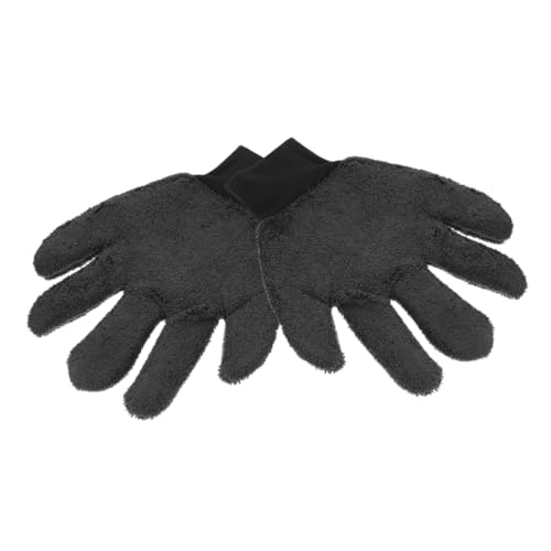 TOGEVAL Finger Autowaschhandschuhe aus Dicker Korallfleece Mikrofaser Waschbare Kratzfreie Reinigungshandschuhe für Schonende Autopflege Hochsaugfähig und Langlebig Schwarz TOGEVAL Finger Autowaschhandschuhe aus Dicker Korallfleece Mikrofaser Waschbare Kratzfreie Reinigungshandschuhe für Schonende Autopflege Hochsaugfähig und Langlebig Schwarz von TOGEVAL