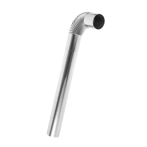 TOGEVAL Flexibles Edelstahl Kaminrohr Bogen Rostfreies Metall Rauchrohr für Outdoor Camping BBQ mit Deckel Sicherer Kaminabzug für Küchen und Warmwasserbereiter TOGEVAL Flexibles Edelstahl Kaminrohr Bogen Rostfreies Metall Rauchrohr für Outdoor Camping BBQ mit Deckel Sicherer Kaminabzug für Küchen und Warmwasserbereiter von TOGEVAL