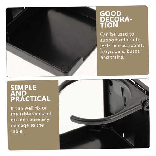 TOGEVAL Fußballtisch Getränkehalter aus Robustem Abs Tischmontierter Becherhalter mit Offenem Design für Kaffeetassen Flaschen und Gläser Rutschfest und Tragbar für Schreibtisch von TOGEVAL