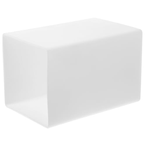 TOGEVAL Glas Lampenschirm Quadratisch Mattierter Lampenschirm Lochdurchmesser Robustes Glas Ersatz für Pendelleuchte Deckenlampe Kronleuchter Beleuchtung Wohnzimmer Badezimmer von TOGEVAL