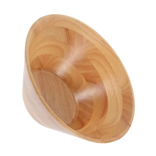 TOGEVAL Große Kegelförmige Holzschüssel aus Naturholz Vielseitige Servierschale für Salat Reis und Desserts Abgerundete Kanten Rustikales Design für Zuhause Restaurant TOGEVAL Große Kegelförmige Holzschüssel aus Naturholz Vielseitige Servierschale für Salat Reis und Desserts Abgerundete Kanten Rustikales Design für Zuhause Restaurant von TOGEVAL